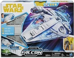 Devant 24 Devant -Pearl vaisseau star wars millennium falcon et sa figurine han solo ref TG2072 1